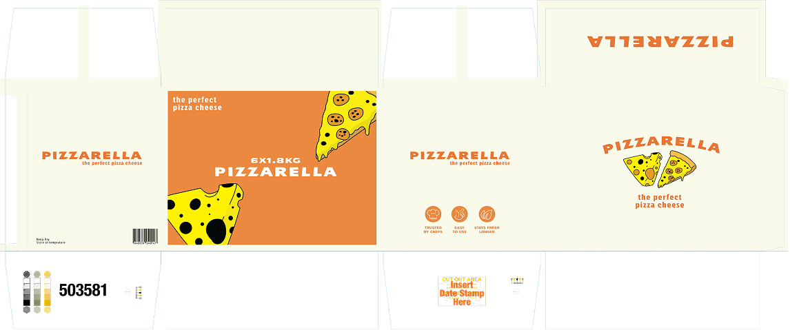 Pizzarella Packaging Design